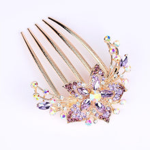 Load image into Gallery viewer, New Crystal Hair Flower Decor