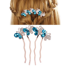 Load image into Gallery viewer, New Crystal Hair Flower Decor