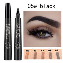 Load image into Gallery viewer, 4 Points Microblading Tattoo Eyebrow Pen