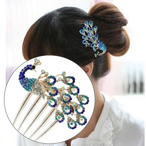 New Crystal Hair Flower Decor