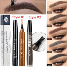 Load image into Gallery viewer, 4 Points Microblading Tattoo Eyebrow Pen
