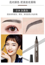 Load image into Gallery viewer, 4 Points Microblading Tattoo Eyebrow Pen
