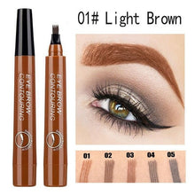 Load image into Gallery viewer, 4 Points Microblading Tattoo Eyebrow Pen
