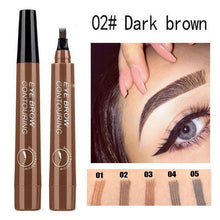 Load image into Gallery viewer, 4 Points Microblading Tattoo Eyebrow Pen
