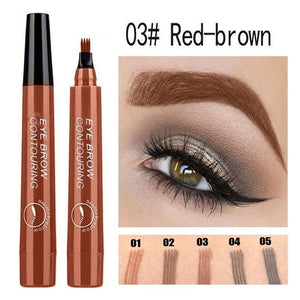 4 Points Microblading Tattoo Eyebrow Pen