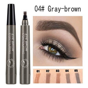 4 Points Microblading Tattoo Eyebrow Pen